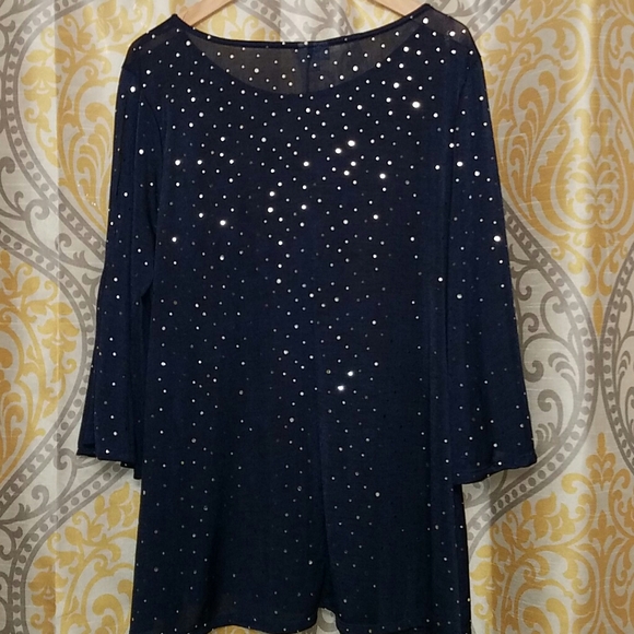 Avenue Navy/Silver Blouse - Picture 2 of 7